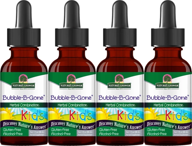 네이처스앤서 고흡수 어린이 키즈 버블 B 곤 액상 액체, 4팩, 30ml - 쿠팡