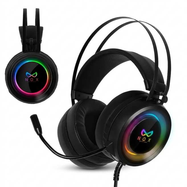 녹스 게이밍 헤드셋 NX-502 게임용 USB 마이크 7.1채널