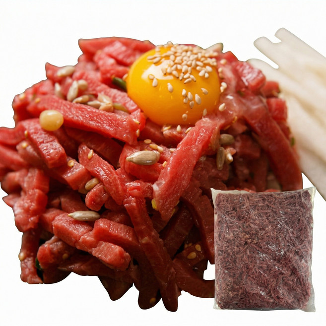 국내산 냉동 육회 1kg, 1개