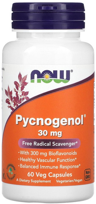 나우푸드 피크노제놀 30mg 베지 캡슐 비건, 피크노제놀 30mg 60베지캡슐, 60정, 1개