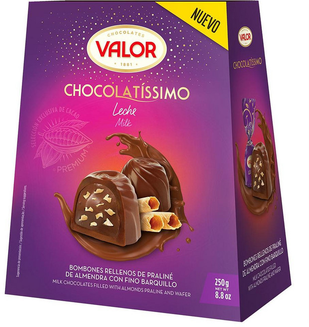 밸류 쇼콜라티시모 밀크 초콜릿 필드 아몬드 프렐린 와퍼, 4개, 250g