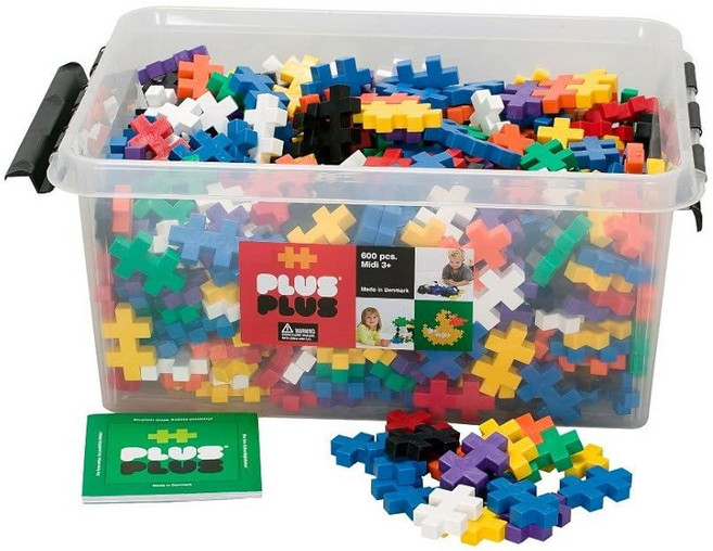 PLUS 만들기 블록 장난감 600피스 383769