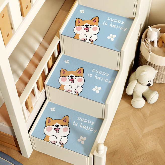 경자네상점 아기계단매트 계단 매트 계단매트, 1개, 강아지 푸푸