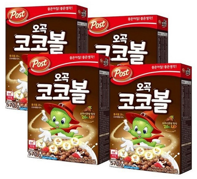 포스트 오곡코코볼 2280g(570gX4개)