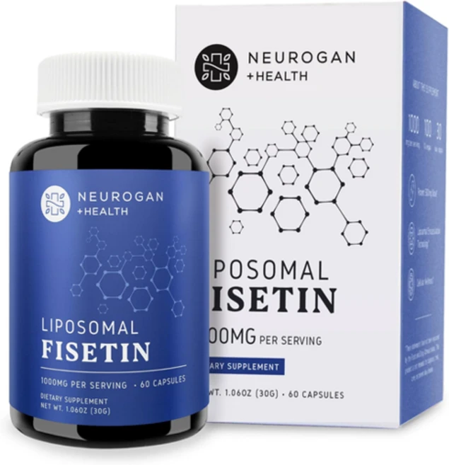Neurogan 리포좀 피세틴 1000mg 60캡슐 Liposomal Fisetin, 비건, 성인남녀공용, 알약/캡슐, 1개, 60정 - 쿠팡