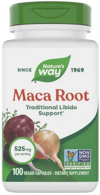 Nature's Way Way 프리미엄 허브 마카 뿌리 525mg 식물성 캡슐 100정, 1개 - 쿠팡