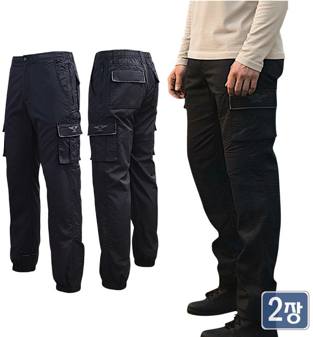 1+1 야인시대 봄가을 WD101 블루종 항공팬츠 방풍 포켓 카고