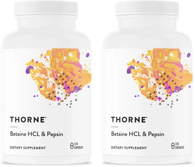 쏜리서치 베타인HCL & 펩신 캡슐, 225정, 2개 - 쿠팡