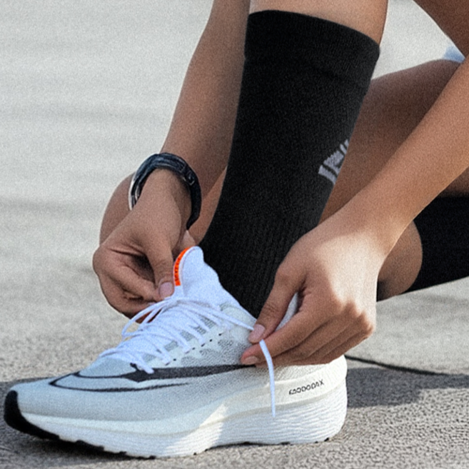 던업 런닝 마라톤 스포츠 러닝 양말, 블랙, 3개