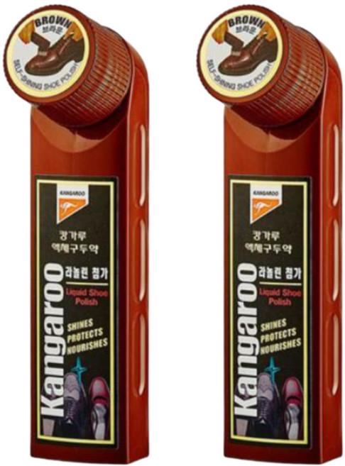 캉가루 액체 구두약 (브라운), 1개