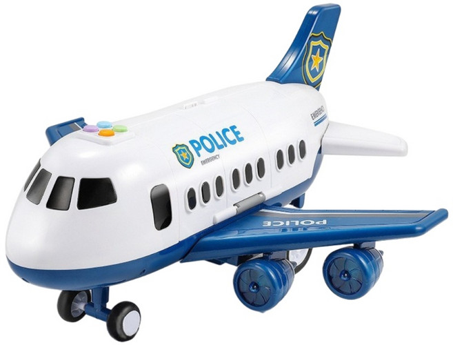 eyimtech 미니카 수송기 대형 비행기 장난감, 블루, 1개