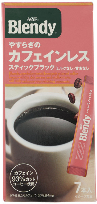 블랜디 평온한 카페인리스 인스턴트 커피, 1개, 2g, 7개입