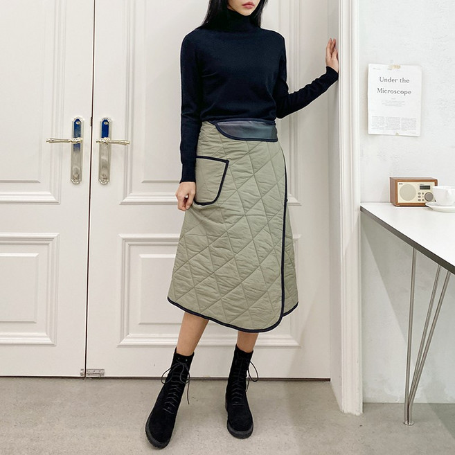 인기폭주/겨울/캠핑/패딩 랩 담요 스커트 치마(3col)