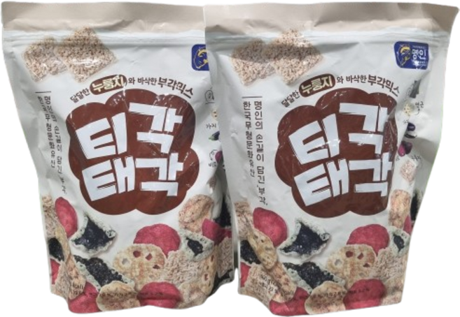 티각태각 누룽지 부각믹스, 2개, 400g