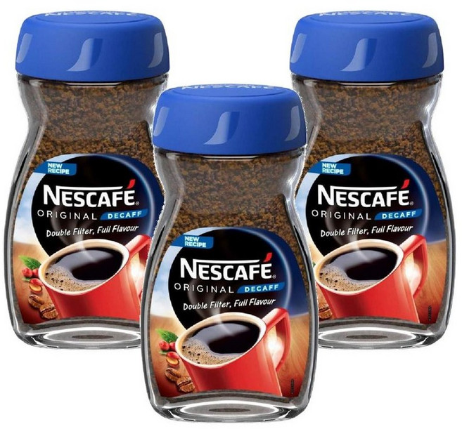 네스카페 오리지널 디카페인 인스턴트 커피 100g, 3개, 1개입