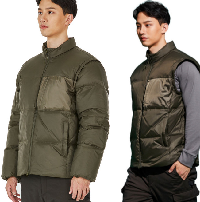 칸투칸 발수코팅 덕다운 2in1 남성 패딩자켓 KJMD03