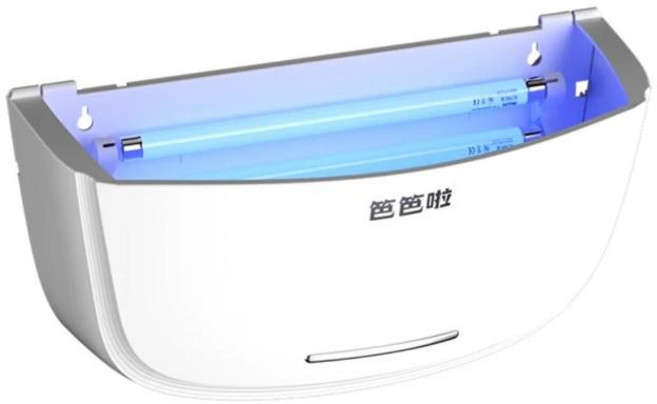 單管8W/16W 螢光燈管 捕蚊燈 滅蚊燈 蒼蠅捕捉器 飯店商鋪掛壁使用, 8W含20粘紙-2燈管
