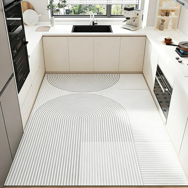 다용도 PVC 주방매트 특대형 대형 미끄럼방지매트 방수매트, A02, 1개