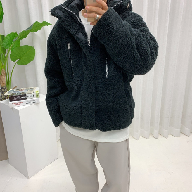 스트릿제이 에샵 빅 헤비 양털 집업