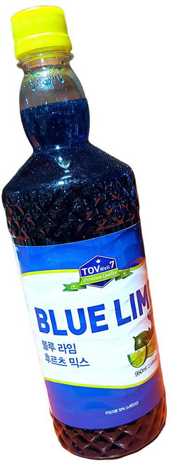 토브웰7 블루라임 후르츠 믹스 950ml 음료 과일, 1개
