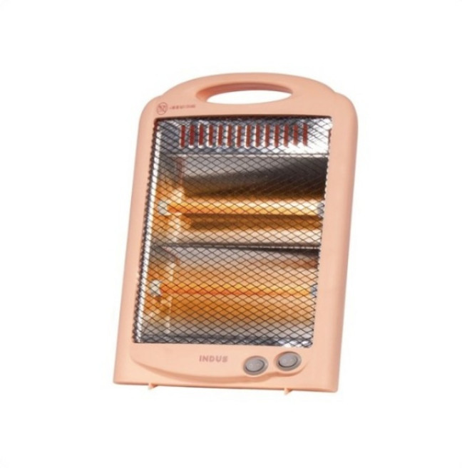 (홍진테크) 인더스 2단 미니 쿼츠 전기히터 (피치/INO-Q600P), PEACH, INO-Q600P