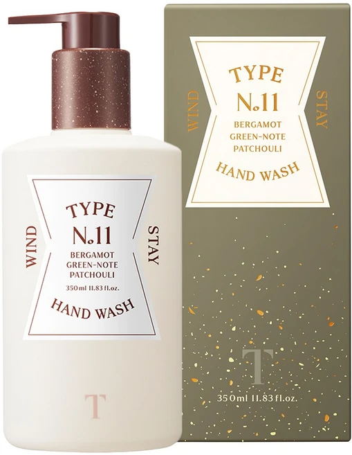 타입넘버 핸드워시, 11윈드스테이, 350ml, 1개 - 쿠팡