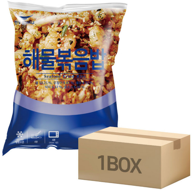 [치타마켓] 한우물 해물 볶음밥 300g (1박스 30개입), 30개, 9kg