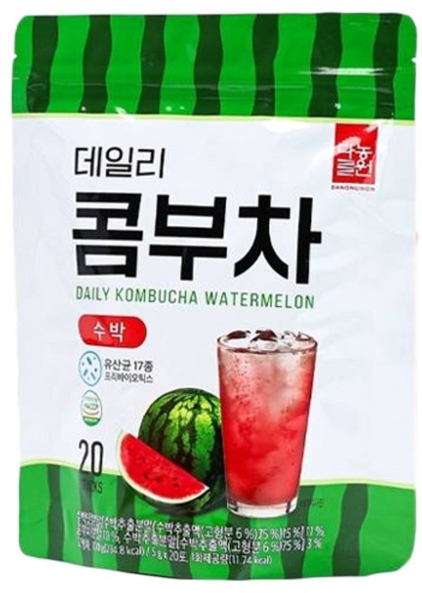DaNongWon 每日康普茶 西瓜風味 20入