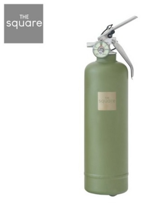 대동소방 더스퀘어 차량 캠핑용 소화기 1kg 무광 디자인 분말 ABC소화기, 무광 - 화이트, 1개
