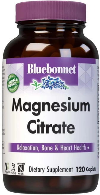 Bluebonnet Nutrition 마그네슘 시트레이트 400mg 120정, 1개, 1개 - 쿠팡