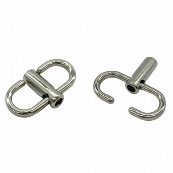 가방끈 체인쇼트너 실버 가방끈조절클립 가방끈조절고리 가방끈조절 체인길이조절 가방끈고정클립 어깨끈클