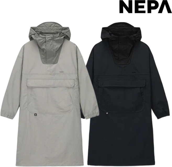 [정상가 : 159 000] 네파 여성 나일론 바스락 아노락 후드 긴팔 원피스 기능성 암홀 통기성 편안함 가벼움 간절기 봄 가을 일상 데일리 외출 야외 산책 캠핑 여행