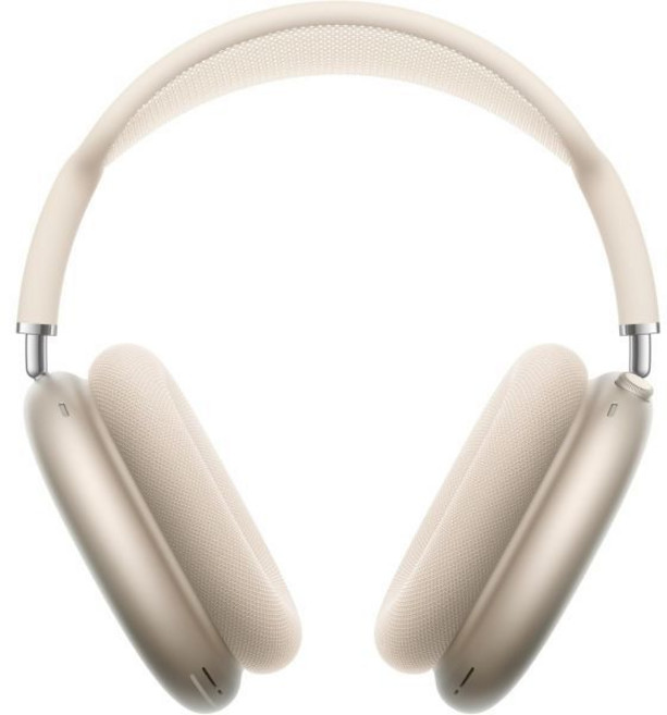 Apple AirPods Max Wireless Over-Ear Headphones Pro-Level Active Noise Cancellation Transparency Mo, Starlight, Without AppleCare+, Starlight, B0DGJKT2X9