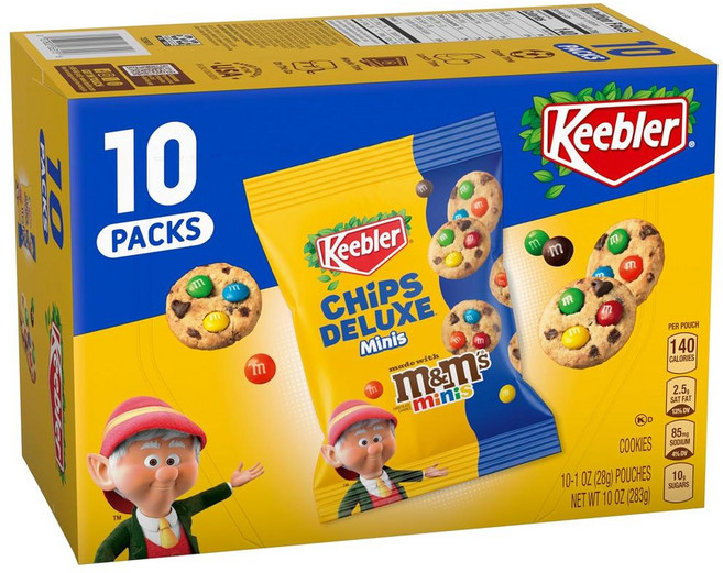 Keebler 칩스 디럭스 미니 (M&M's로 만듦), 1개, 283g