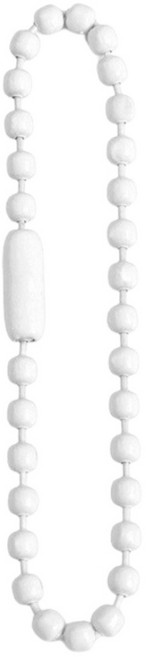 바이유즈 컬러군번줄 12cm, 화이트, 100개