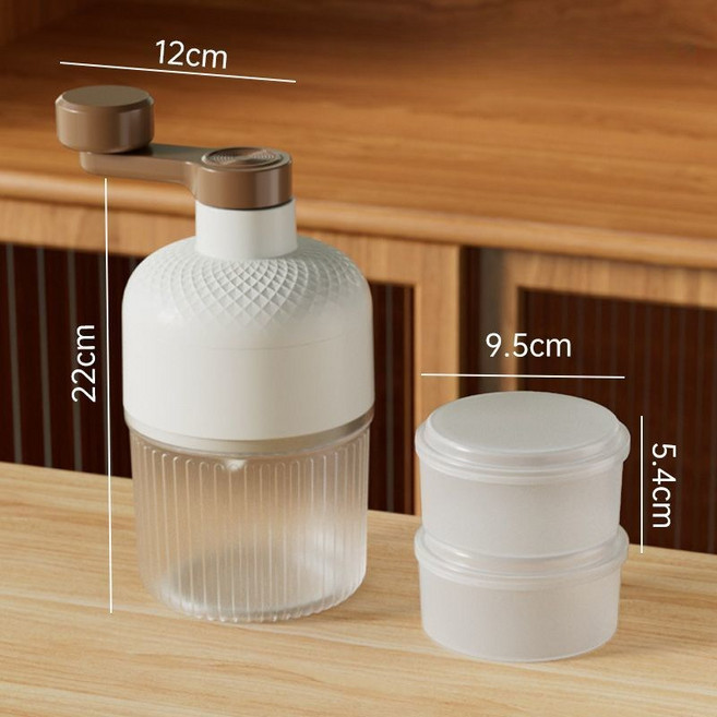 수동 제빙기 소형 제빙기 노점상용 제빙기 제빙기 가정용 수동식 제빙기, 수동 빙삭기[얼음틀*2]