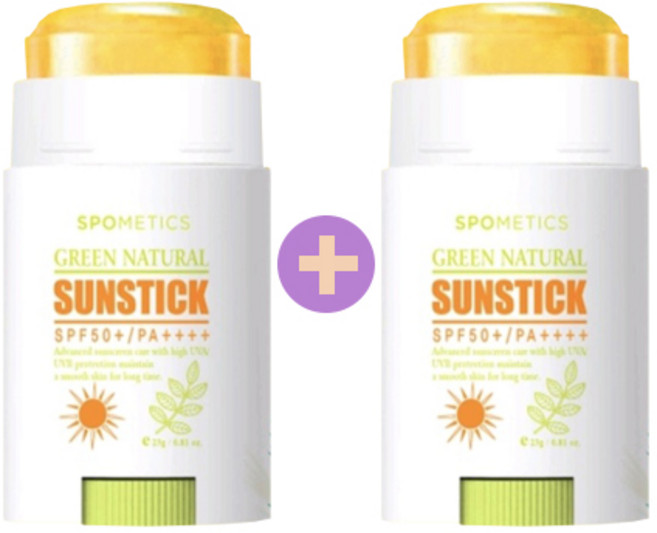 스포메틱스 그린 네츄럴 선스틱 23g * 2ea, 2개