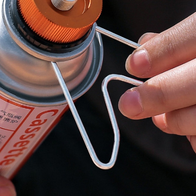 휴대용가스 거치대 버너연료 지지대 부탄가스통 받침, 1개, 상세페이지 참조