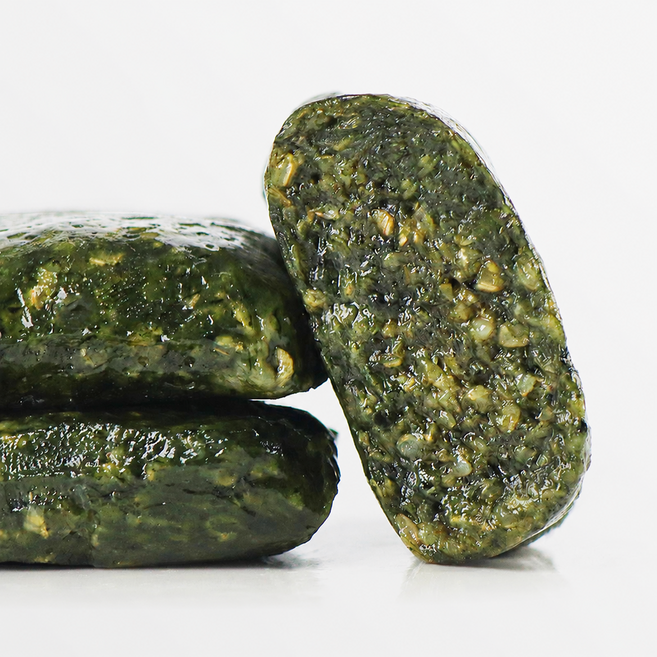 [파파공방] 무설탕 저염 100%현미 밥알쑥떡 식사대용 개별포장, 70g, 12개