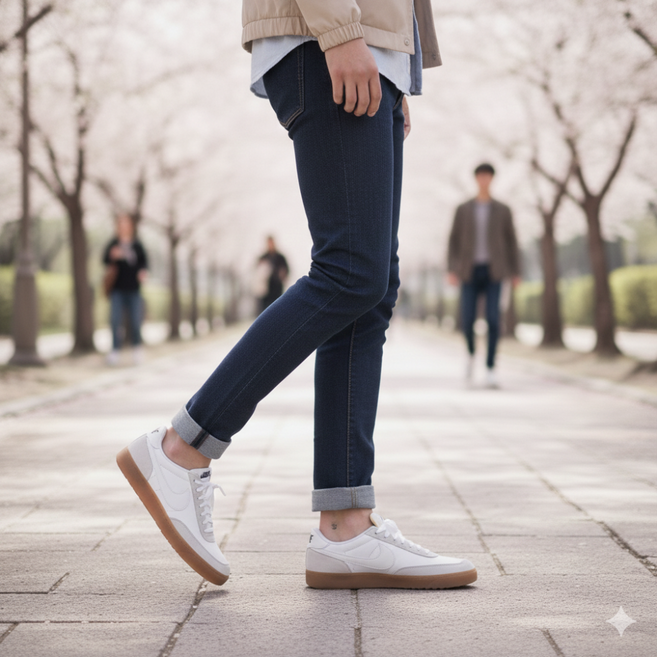 나이키 킬샷 2 레더 제이크루 432997-128 화이트