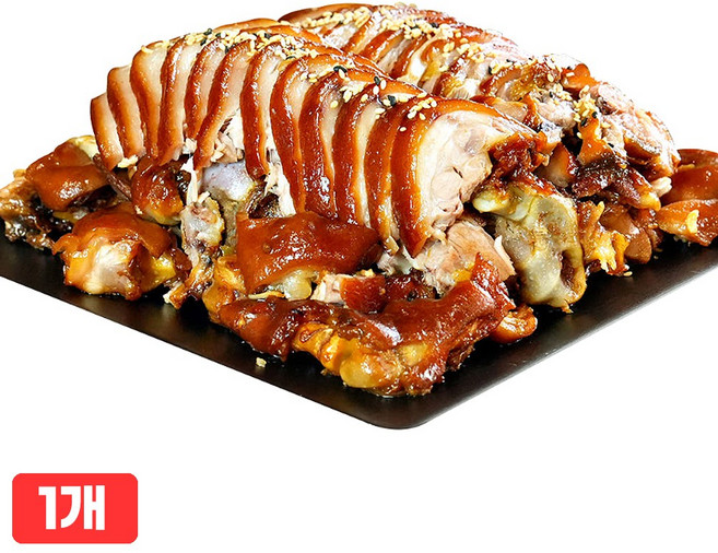 [지민푸드] 국내산 족발 1400g 술안주 왕족발 돼지 앞다리 맛있는 족발, 1.4kg, 1개