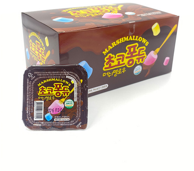 초코퐁듀&마시멜로우, 23g, 48개