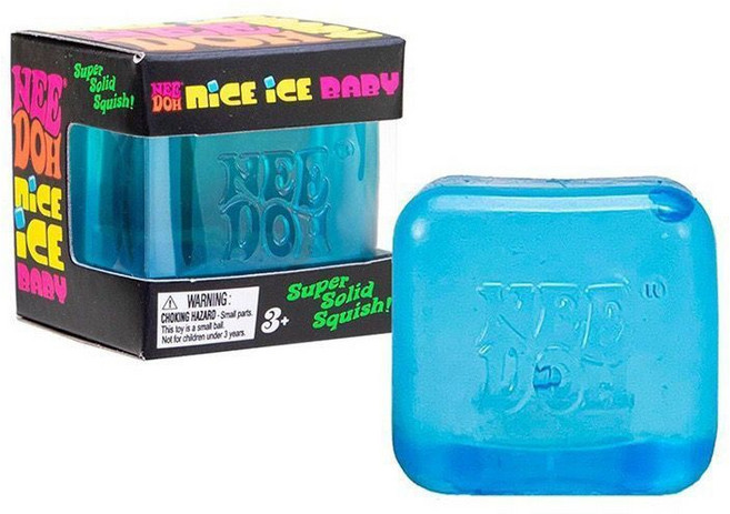 Nee Doh 捏捏冰塊 紓壓球, 1個, 藍色捏捏樂