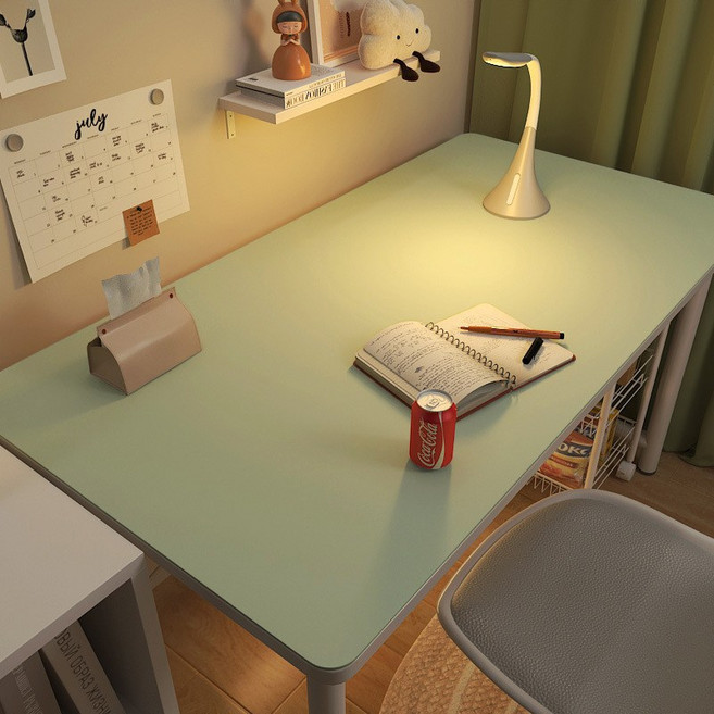 자홀포 고급 가죽 데스크매트 테이블 매트 마우스패드 책상 보호매트 1200*600mm, 그린