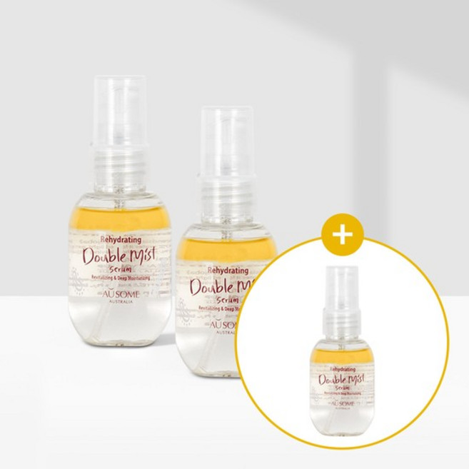 [승무원템] 수분 보습 오일 더블 미스트 세럼 50ml x 2+1, 없음