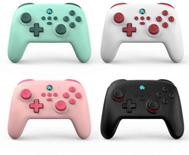 스위치 무선 조이스틱 블루투스 게임패드 PC 휴대폰 깨우기 진동 촉각 게임 핸들 컨트롤러 선물 S11, 1개, 2.Black