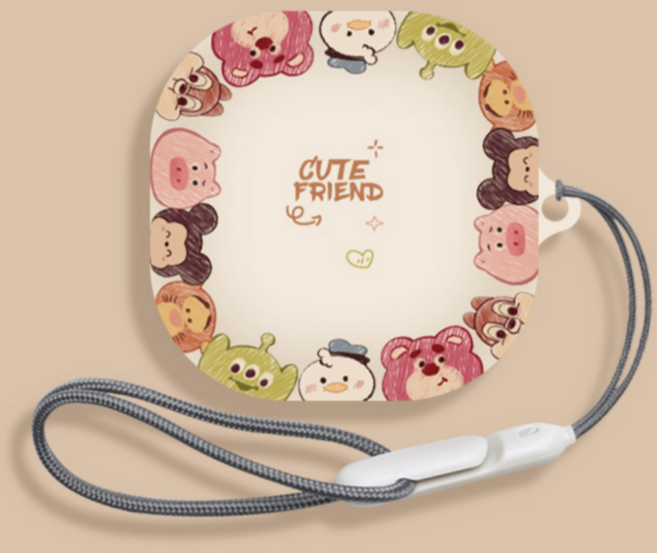 아임펄슨 샥즈오픈핏2 케이스 아기자기, NO.14 다같이 모여라(베이지), 1개