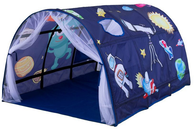 벙커침대텐트 침대텐트 벙커침대 벙커 어린이 유아 침대동굴 아이 키즈, A. 바이올릿 별밤