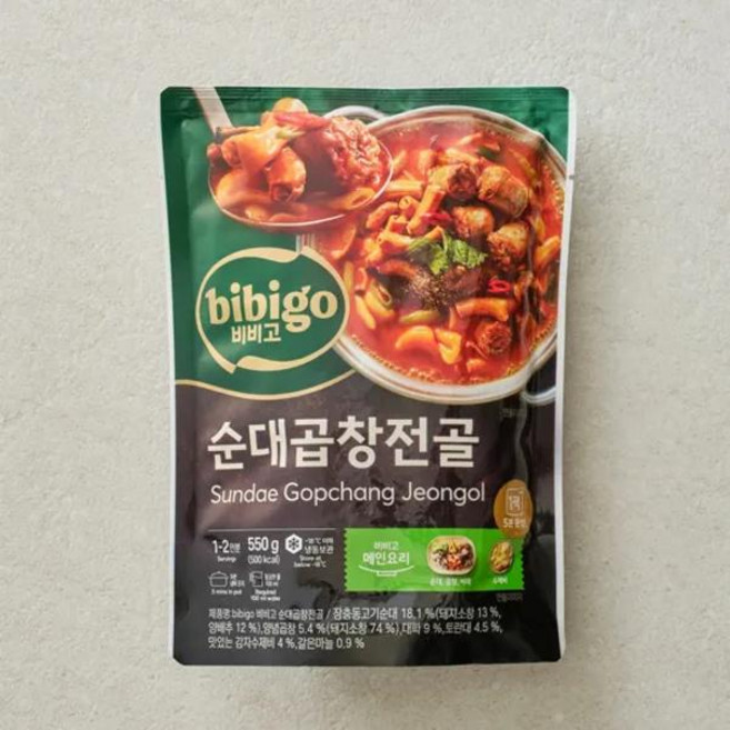 CJ 비비고 순대 곱창 전골 550g 1개
