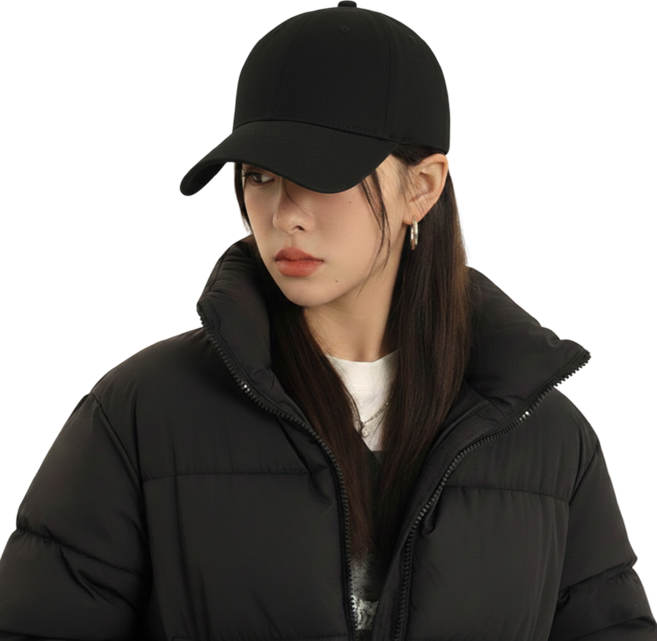 카라몰리 기모안감 모자 남녀공용 방한 무지 볼캡